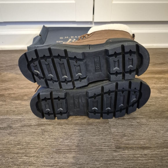 NIB G.H. Bass Men's Vermont WX Duck Boots Size 10 Redwood Black Winter Snow - Picture 6 of 8